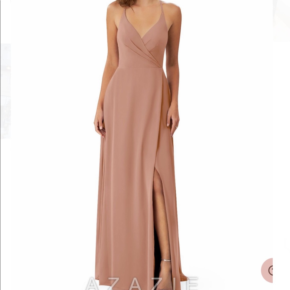 Azazie Davis dress in Vintage Mauve color. Size 4